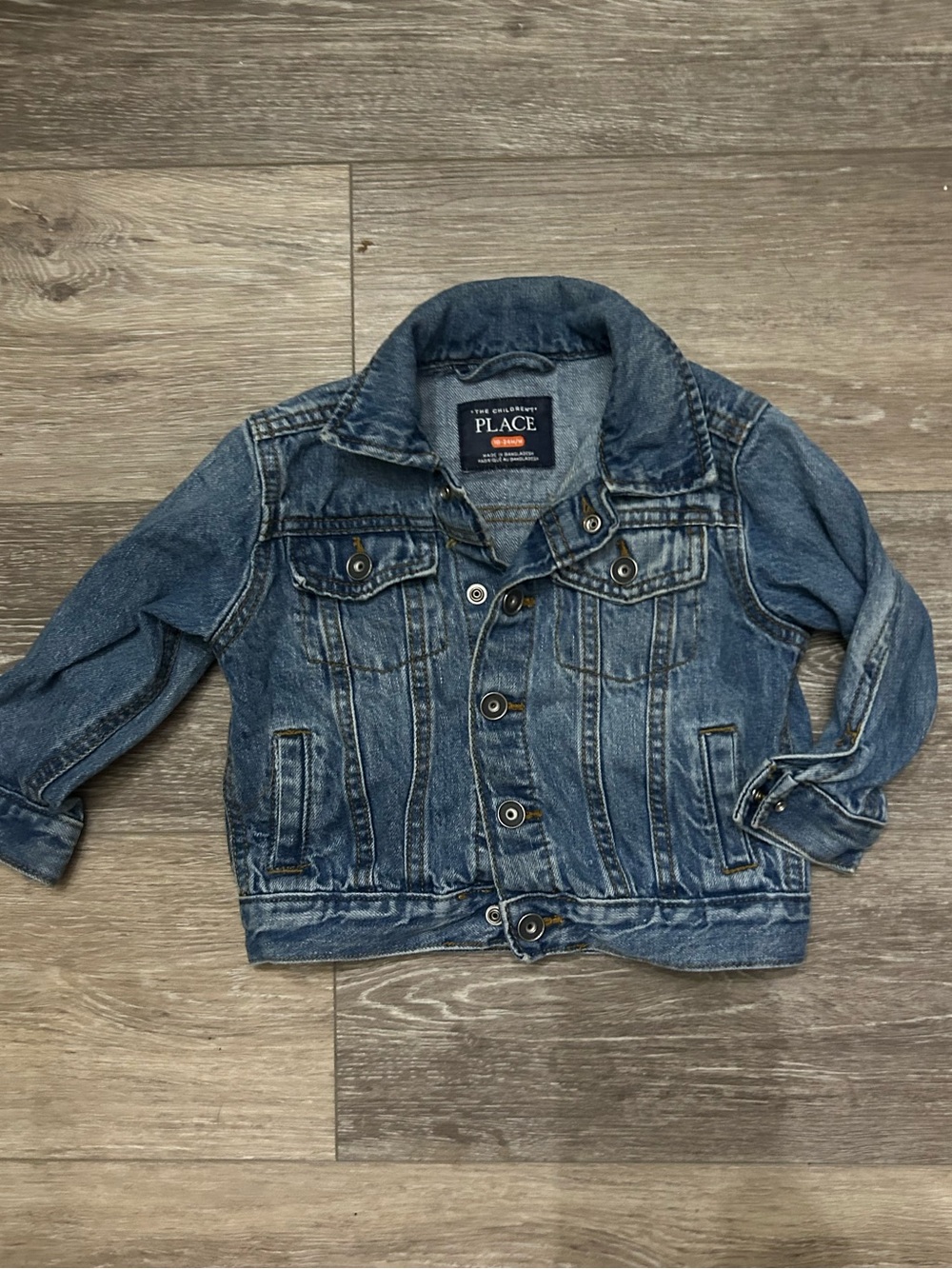 Boys' Dark Blue Denim Jacket